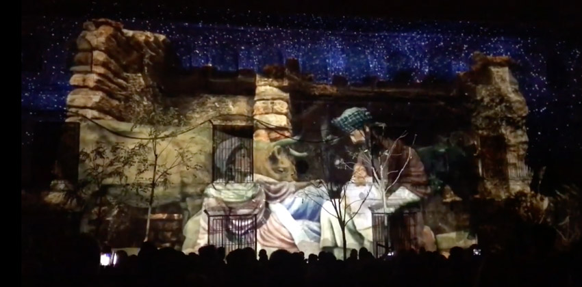 Mapping de Navidad en Utrera 01 | Sevilla con los peques