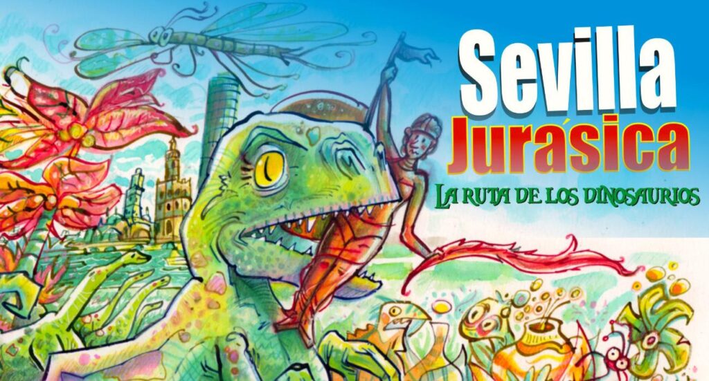 Rutas Teatralizadas de PAntalunaticos con la Ruta Sevilla Jurásica | Sevilla con los peques