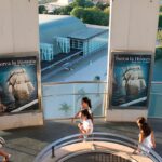 Escaleras de acceso a la torre del Pabellon de la Navegacin